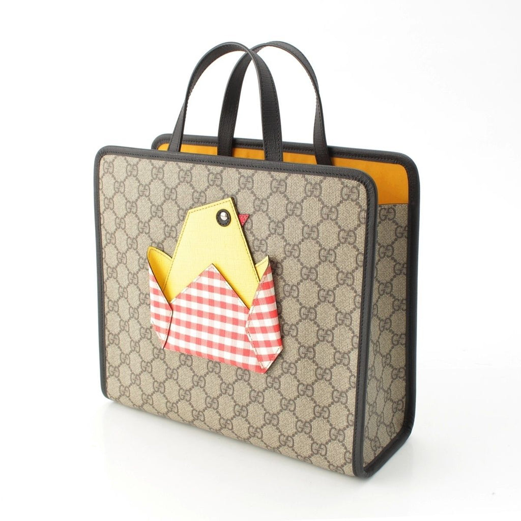 Gucci Chilled Lens GG Supreme Chick Tote Bag Beige — view 2
