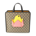 Gucci Chilled Lens GG Supreme Chick Tote Bag Beige
