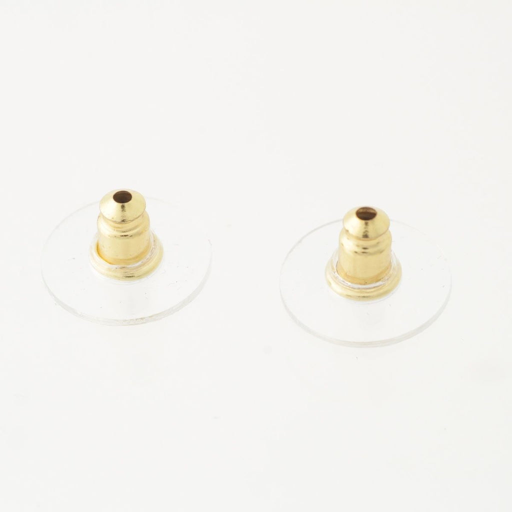 Chanel CC Logo Heart Earrings Black Gold — view 8