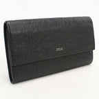 Dior Long Flap Wallet Gravity Bifold Calfskin