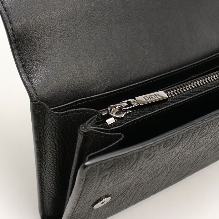 Dior Long Flap Wallet Gravity Bifold Calfskin — view 6
