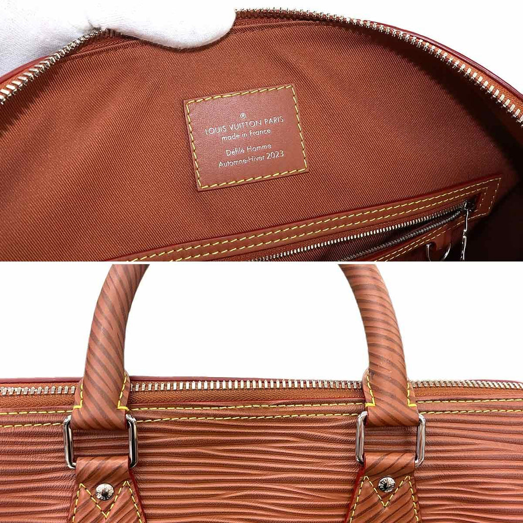 Louis Vuitton Epi XL Alma Travel GM 2-Way Bag Cognac — view 8