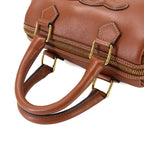 Celine Cuill Triomphe Small Boston 2-Way Bag Leather Brown — view 5