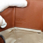 Loewe Hammock Drawstring Mini 2-Way Bag Leather Brown — view 7