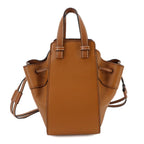 Loewe Hammock Drawstring Mini 2-Way Bag Leather Brown — view 3
