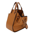 Loewe Hammock Drawstring Mini 2-Way Bag Leather Brown — view 4