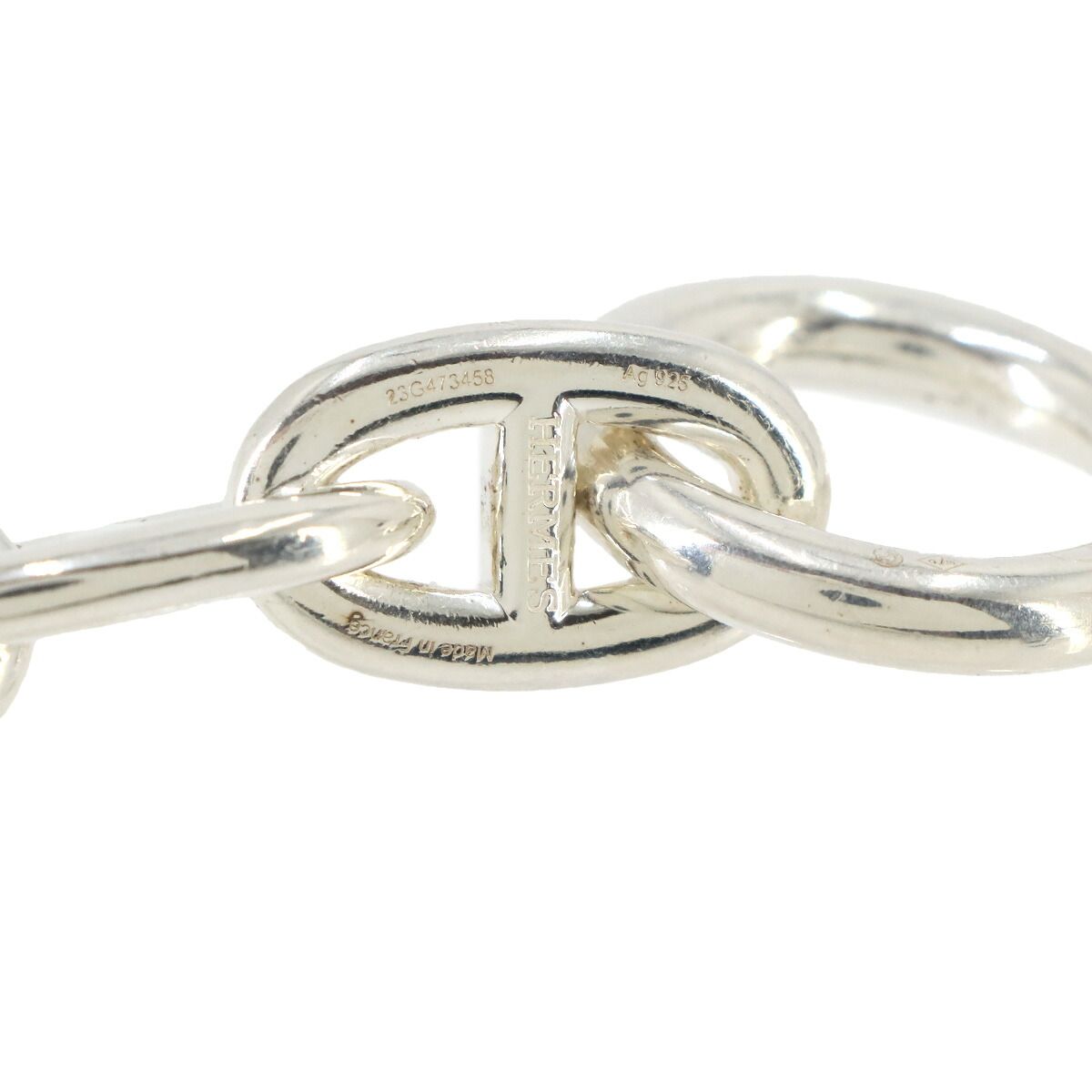 Hermes Chaine D'ancre TGM Bracelet 10 Links 15 925 Sterling Silver Dancre — view 4