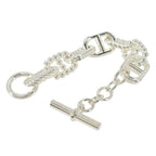 Hermes Chaine D'ancre Alea 2 Bracelet 17 925 Sterling Silver — view 2