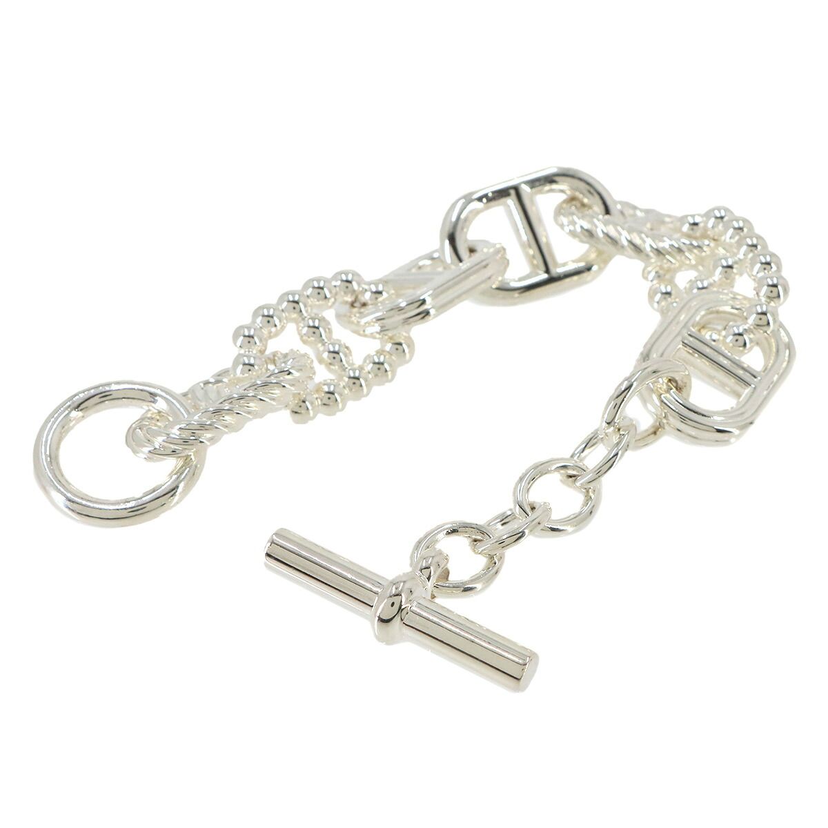 Hermes Chaine D'ancre Alea 2 Bracelet 17 925 Sterling Silver — view 2