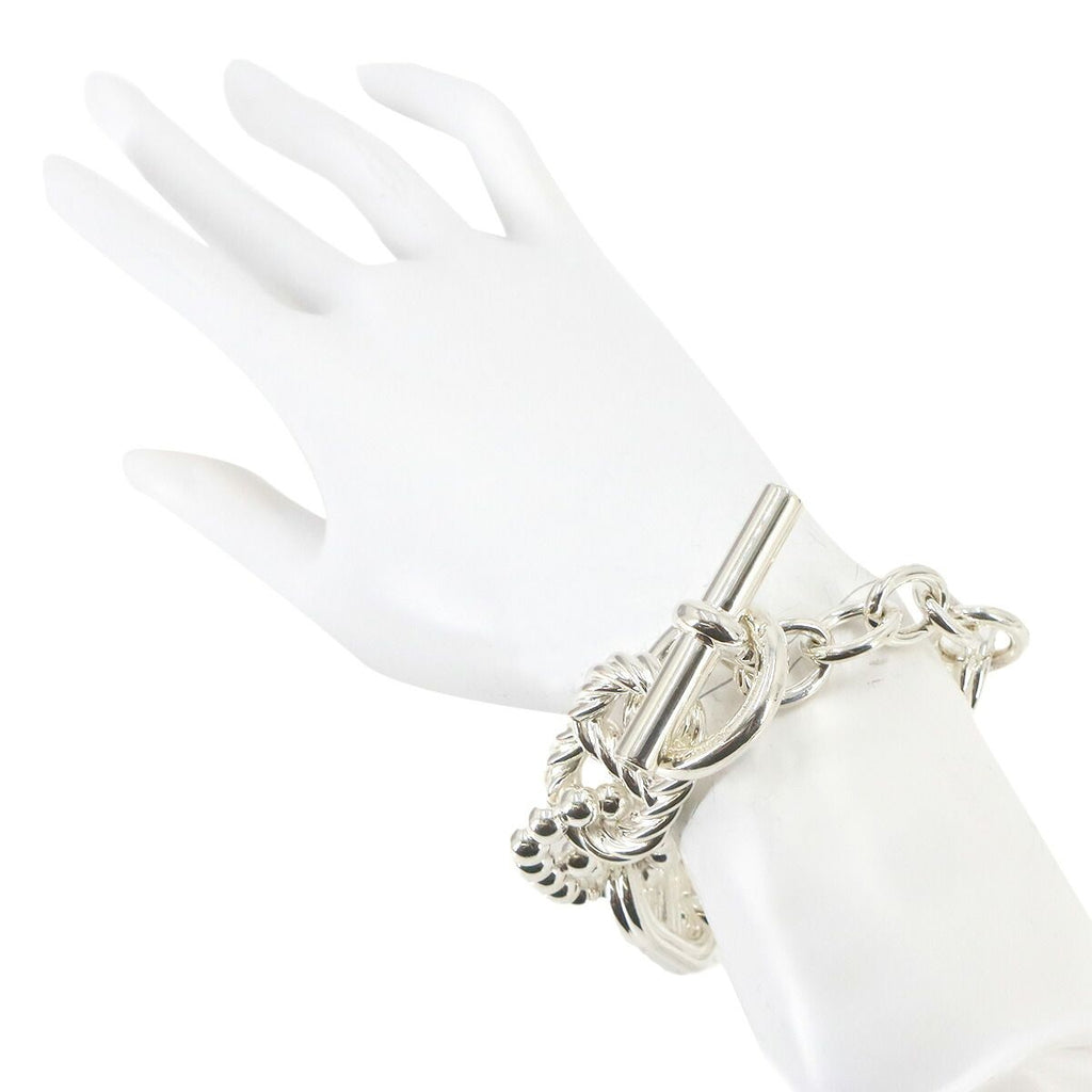 Hermes Chaine D'ancre Alea 2 Bracelet 17 925 Sterling Silver — view 4
