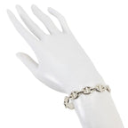 Hermes Chaine D'ancre Enchainee Bangle 15.5 925 Sterling Silver Bracelet — view 7