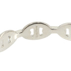 Hermes Chaine D'ancre Enchainee Bangle 15.5 925 Sterling Silver Bracelet — view 5