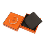 Hermes Chaine D'ancre Enchainee Bangle 15.5 925 Sterling Silver Bracelet — view 2