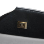 Chanel Boy Small Chain Shoulder Bag Caviar Leather Black — view 8