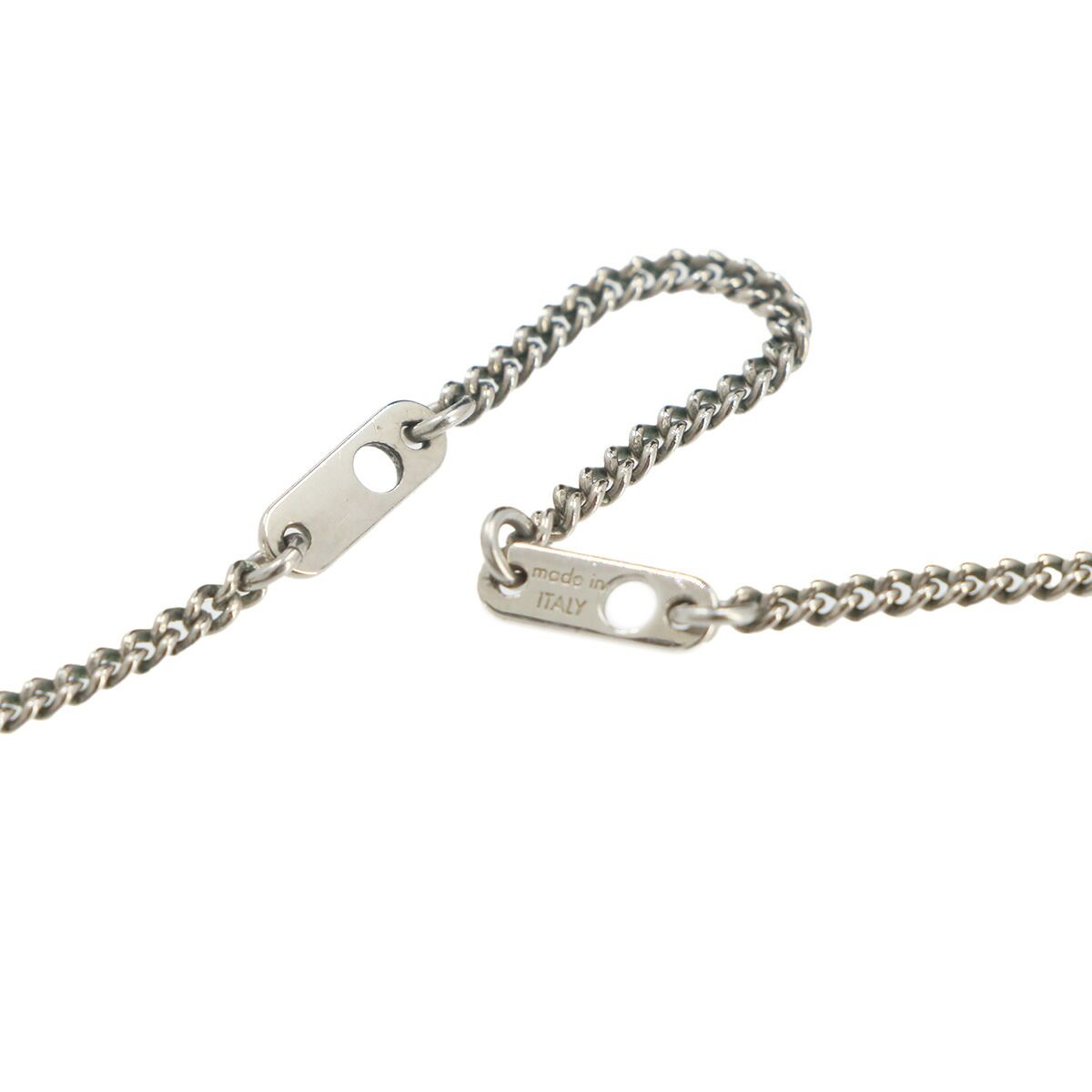 Louis Vuitton Monogram Eclipse Collier Charm Necklace Black Gray Silver Charms — view 5