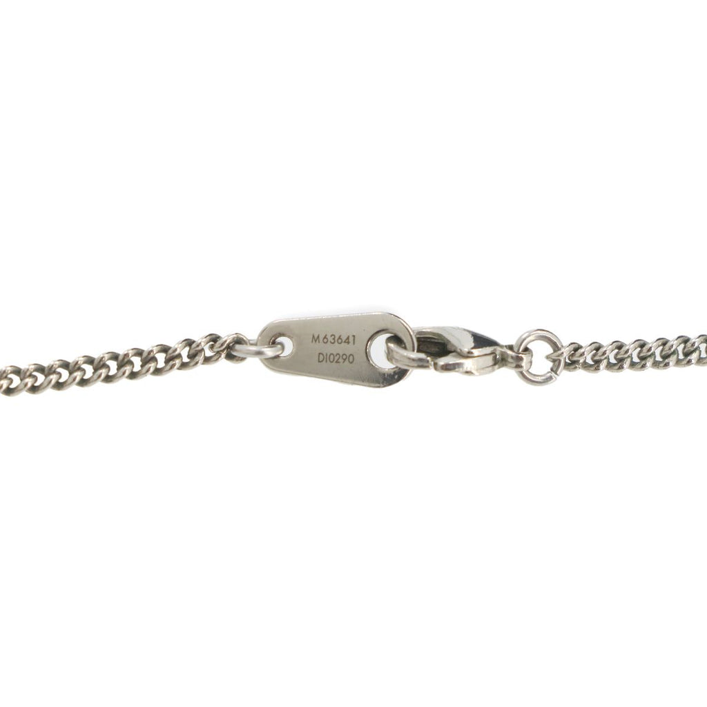 Louis Vuitton Monogram Eclipse Collier Charm Necklace Black Gray Silver Charms — view 4