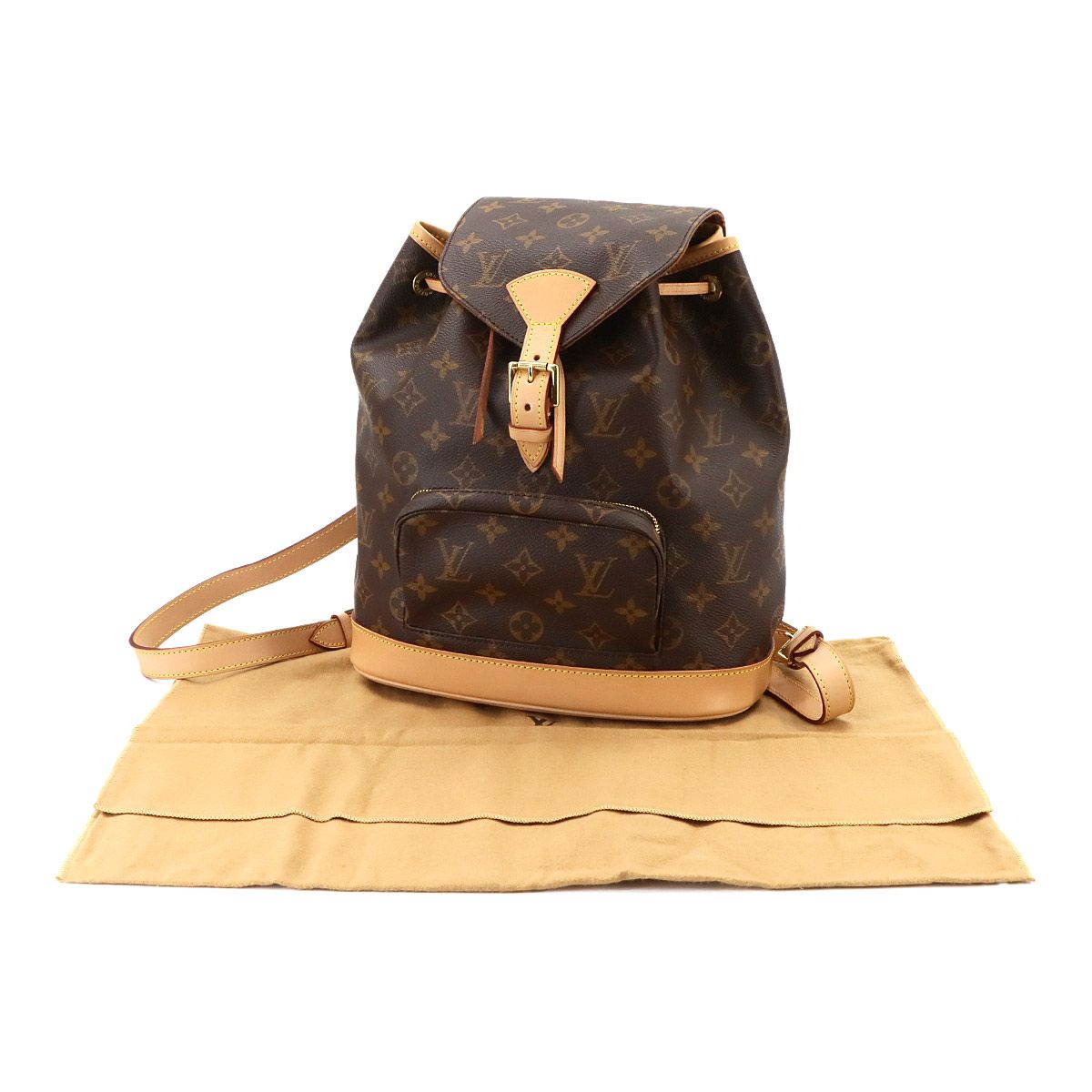 Louis Vuitton Monogram Montsouris MM Backpack Brown — view 2