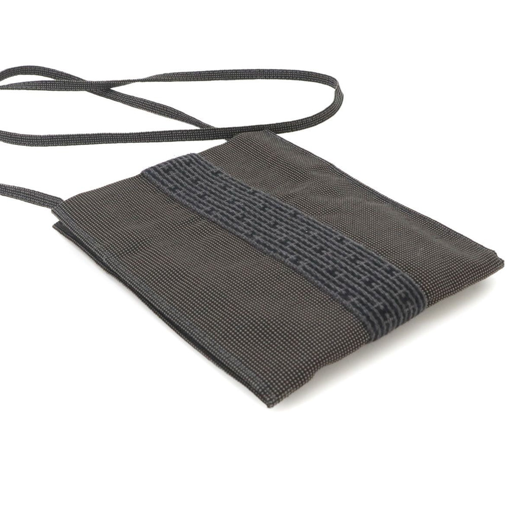Hermes Her Line Pochette Shoulder Bag Canvas Gray Herline — view 4