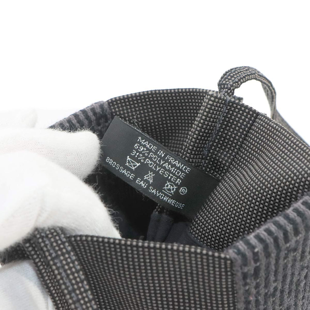 Hermes Her Line Pochette Shoulder Bag Canvas Gray Herline — view 8