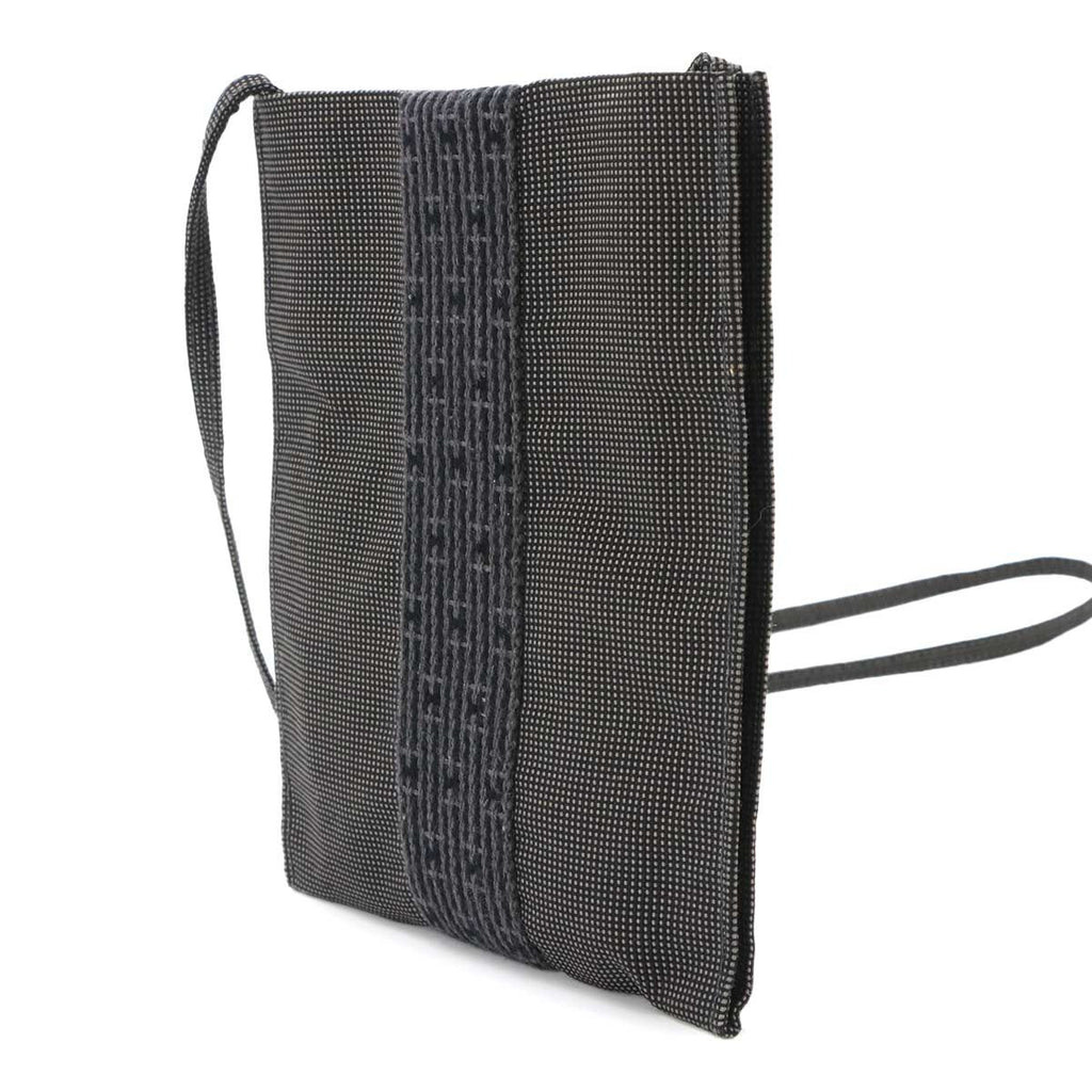 Hermes Her Line Pochette Shoulder Bag Canvas Gray Herline — view 3