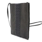 Hermes Her Line Pochette Shoulder Bag Canvas Gray Herline — view 3