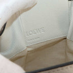 Loewe Hammock Drawstring Mini 2-Way Bag Leather White — view 7