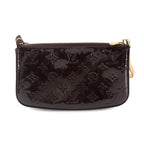 Louis Vuitton Vernis Pochette Accessoires 2-Way Shoulder Bag Leather Amaranth — view 3