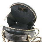 Chanel Quilted Small Vanity 2-Way Chain Shoulder Bag Caviar Leather Black — view 6