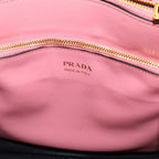 Prada Saffiano 2-Way Bag Leather Pink Gold — view 8