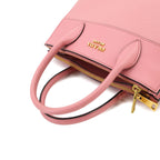 Prada Saffiano 2-Way Bag Leather Pink Gold — view 6