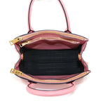 Prada Saffiano 2-Way Bag Leather Pink Gold — view 7