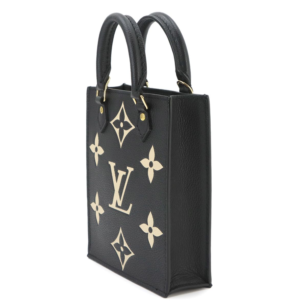 Louis Vuitton Bicolor Monogram Empreinte Petite Sac Plat 2-Way Hand Bag — view 3