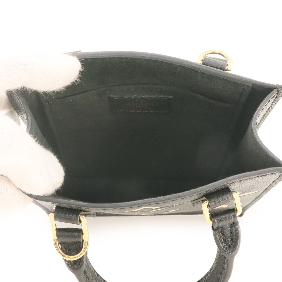 Louis Vuitton Bicolor Monogram Empreinte Petite Sac Plat 2-Way Hand Bag — view 6