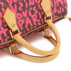 Louis Vuitton Monogram Graffiti Speedy 30 Hand Bag Fuchsia — view 6
