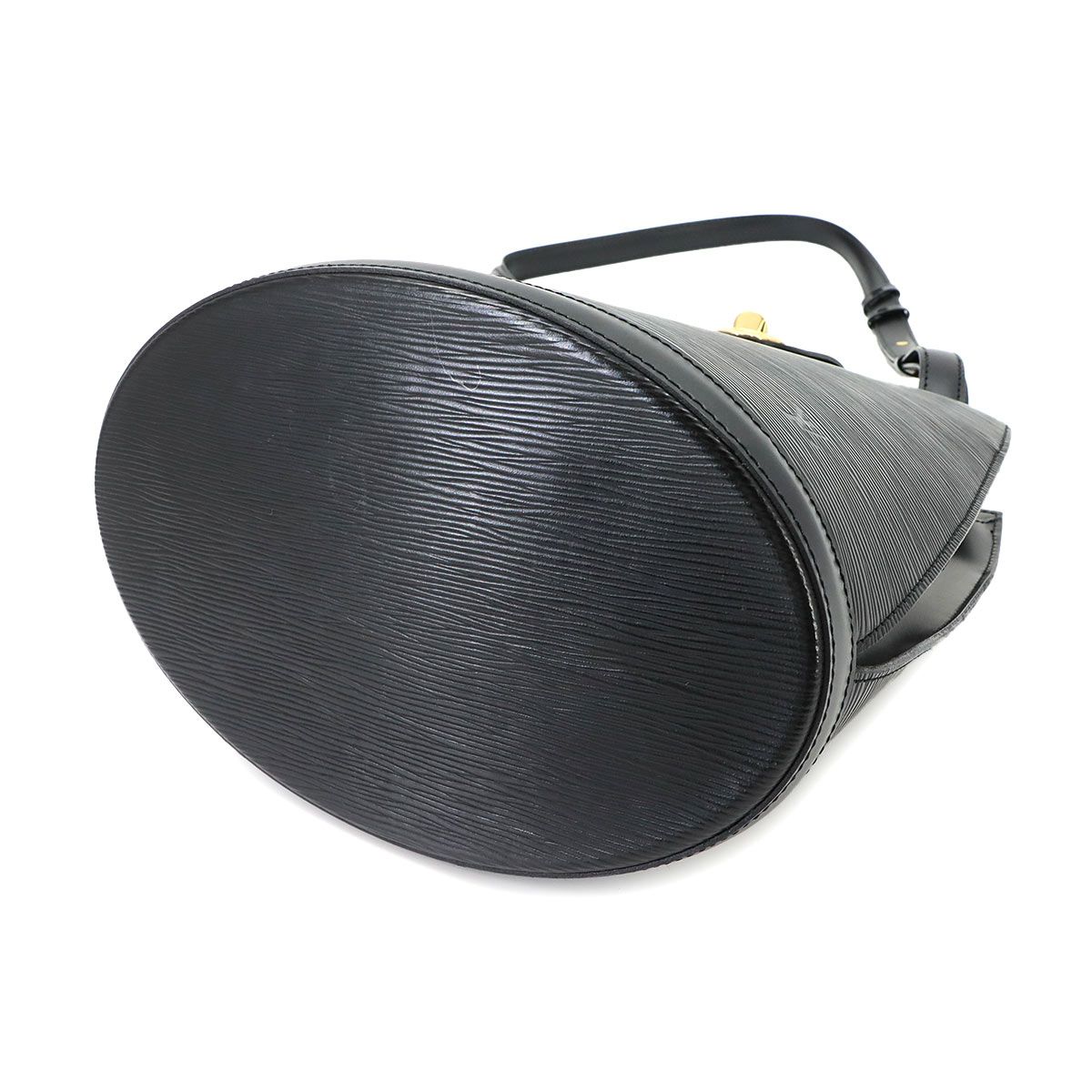 Louis Vuitton Epi Cluny Shoulder Bag Leather Noir Gold — view 4