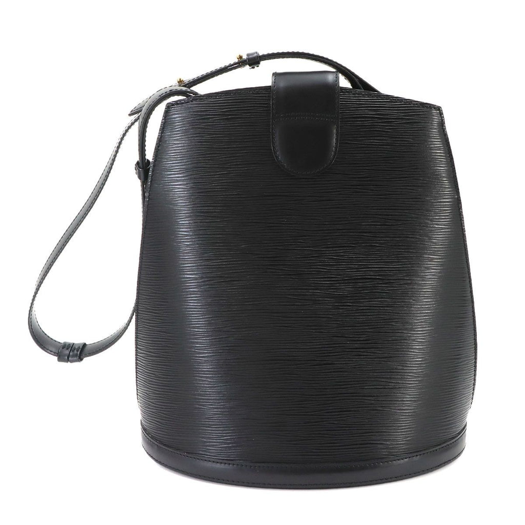 Louis Vuitton Epi Cluny Shoulder Bag Leather Noir Gold — view 2