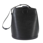 Louis Vuitton Epi Cluny Shoulder Bag Leather Noir Gold — view 2