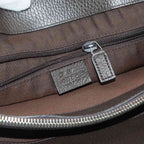 Gucci GG Canvas 2-Way Tote Shoulder Bag Leather Beige Brown Silver — view 8