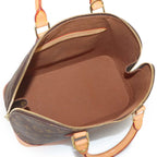 Louis Vuitton Monogram Alma Hand Bag Brown Gold — view 7