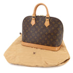 Louis Vuitton Monogram Alma Hand Bag Brown Gold — view 2