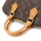 Louis Vuitton Monogram Alma Hand Bag Brown Gold — view 6