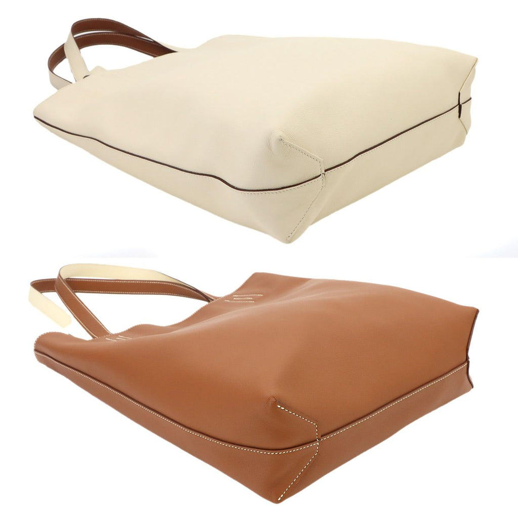 Hermes Neo Double Sens 35 Reversible Tote Bag Sikkim Nata Gold — view 5