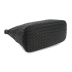 Bottega Veneta Intrecciato Hand Bag Leather Black Bag — view 4