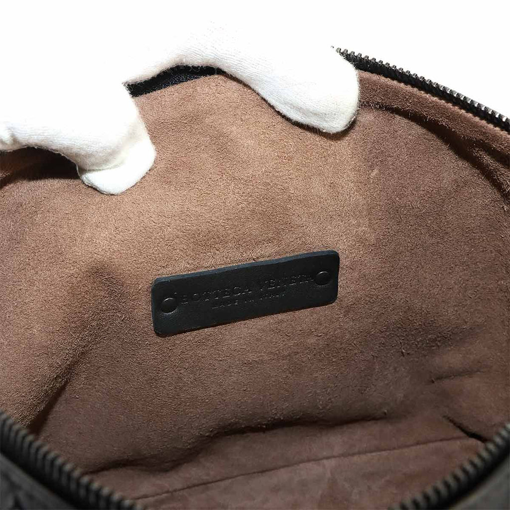 Bottega Veneta Intrecciato Hand Bag Leather Black Bag — view 7