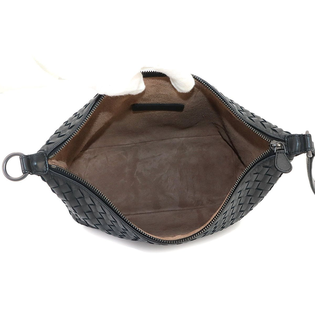 Bottega Veneta Intrecciato Hand Bag Leather Black Bag — view 6