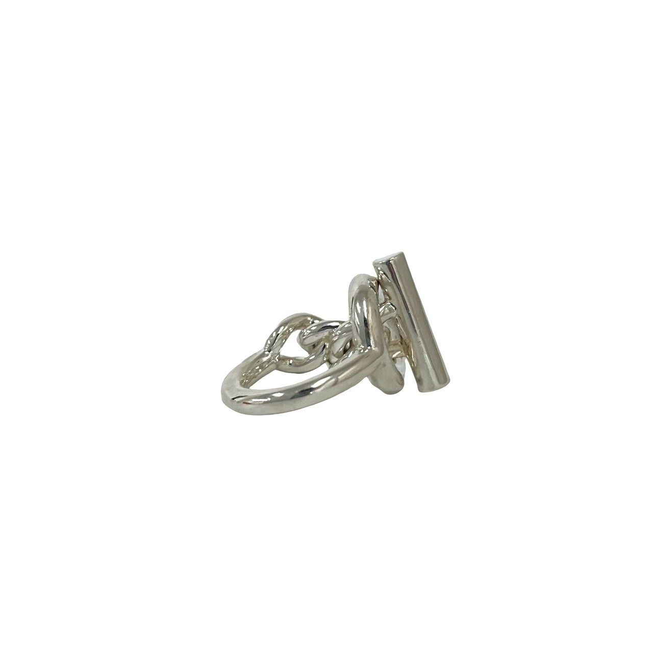 Hermes Croisette Ring 925 Sterling Silver — view 5