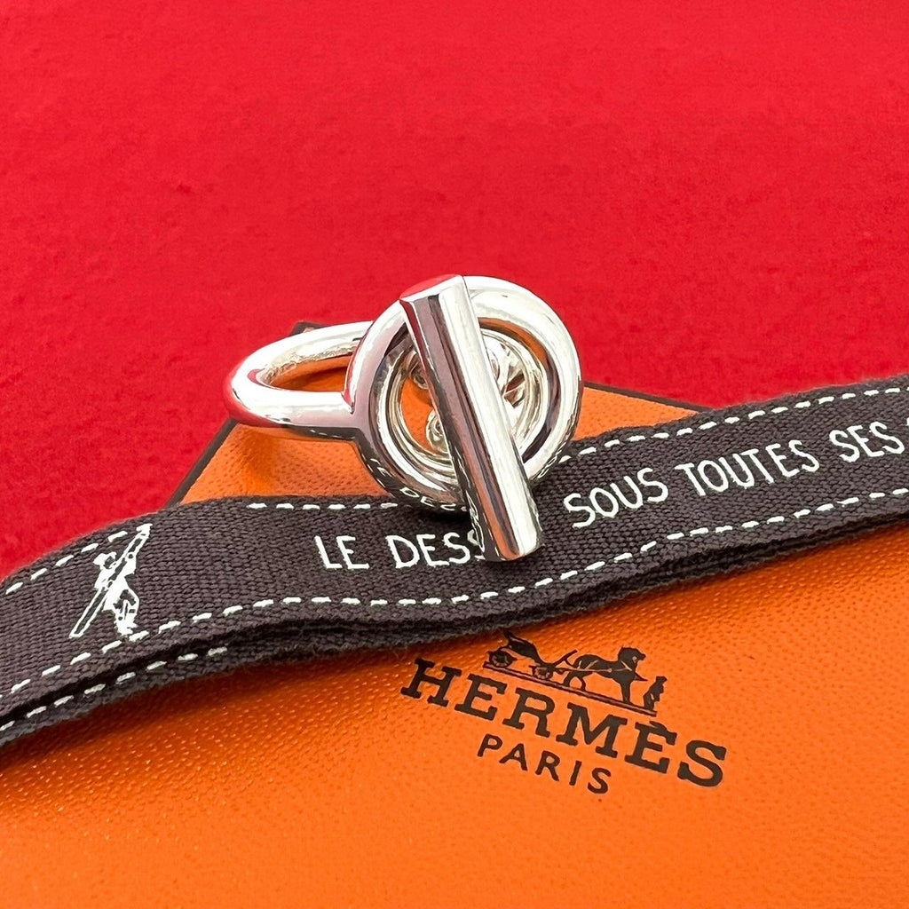 Hermes Croisette Ring 925 Sterling Silver