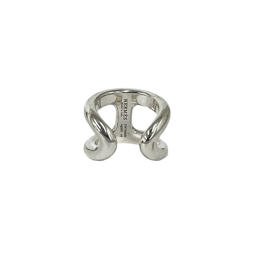 Hermes Osmose GM 925 Sterling Silver 49 Ring — view 7