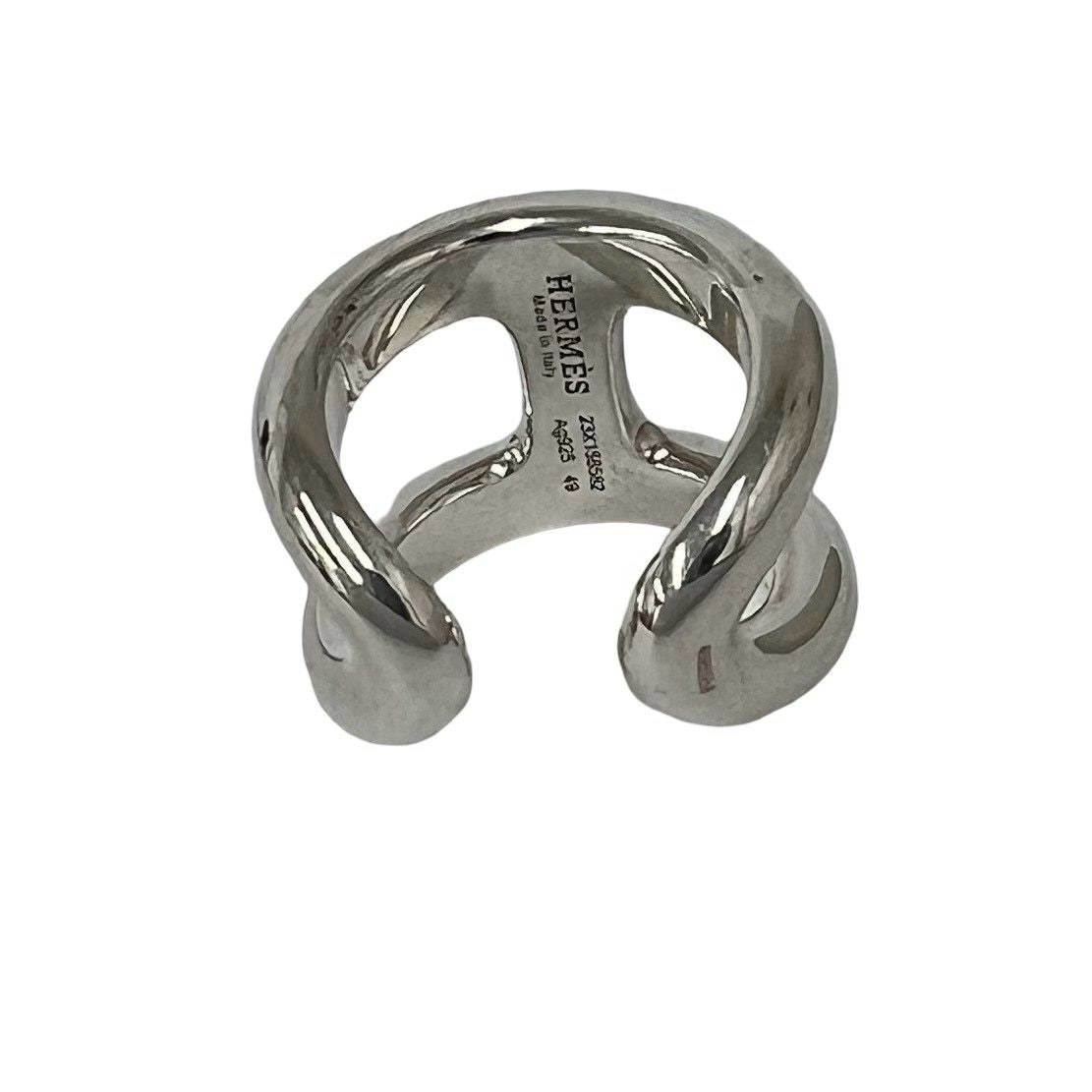 Hermes Osmose GM 925 Sterling Silver 49 Ring — view 3