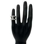 Hermes Osmose GM 925 Sterling Silver 49 Ring — view 2